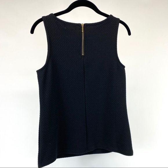 Black textured shell with back zip NWT - S - Picture 2 of 10